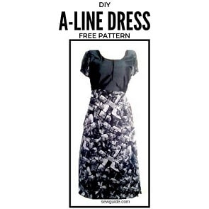 creating a DIY a line dress