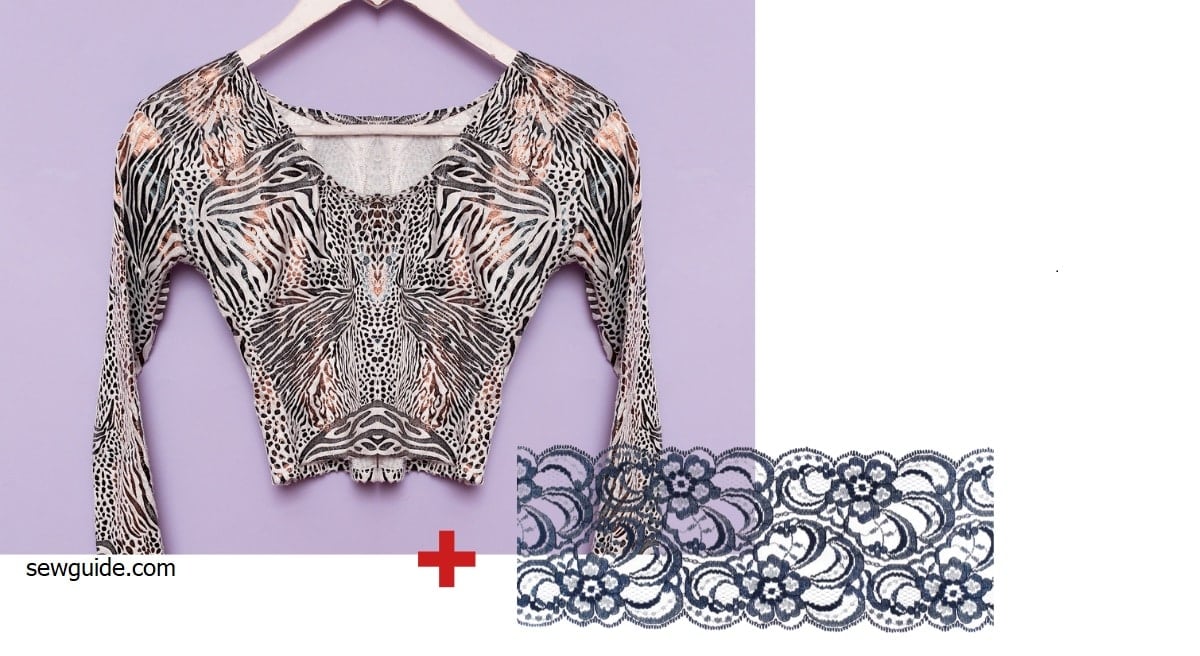 add trims to lengthen a top