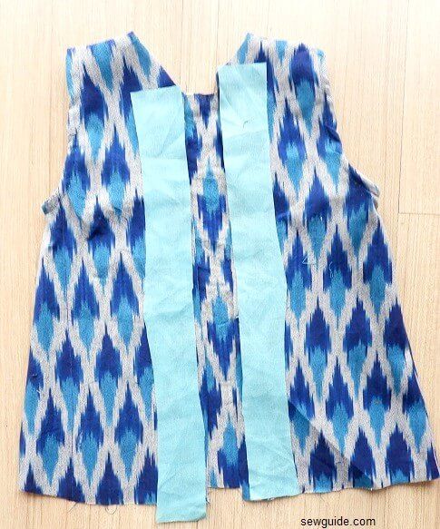 kids frock cutting and stitching