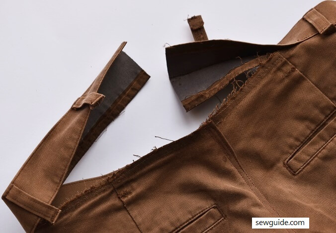 Cut off the waistband