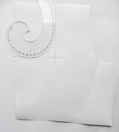 french curve for armscye measurement