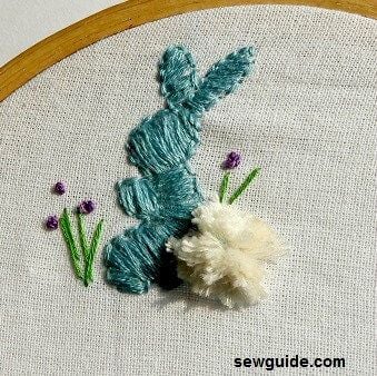 small animals with 3 d effect hand embroidered on baby clothes