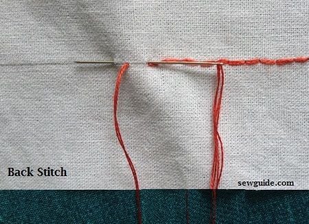 back stitch