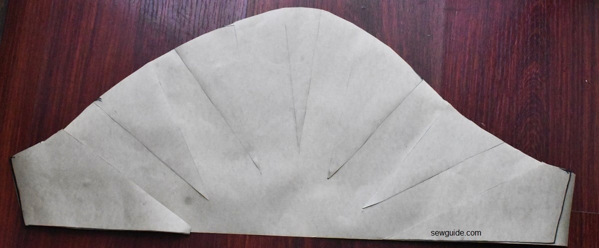 Sleeve pieces glued to another paper