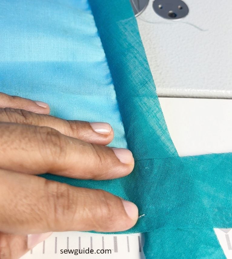 keep the other edge on top