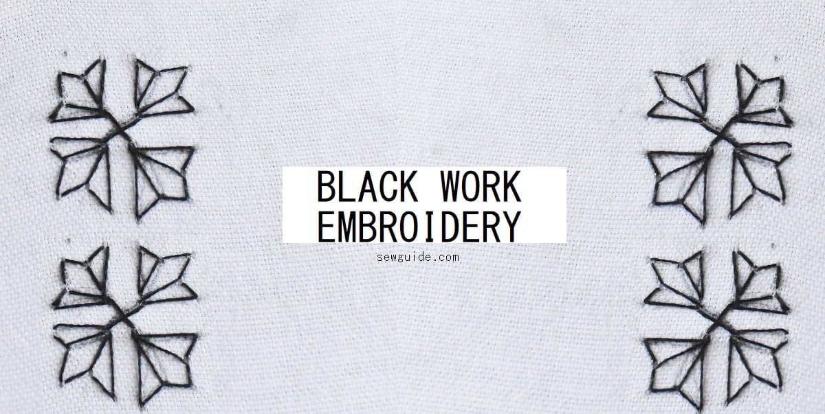 Blackwork embroidery