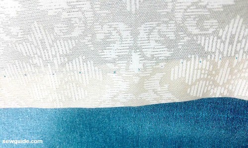 hem stitch which is invisible