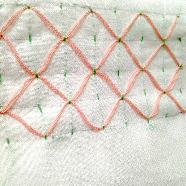 Mexican stitch border