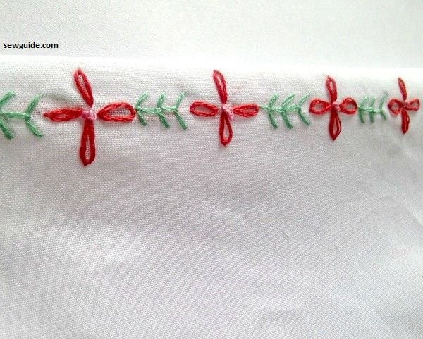Flower chain border