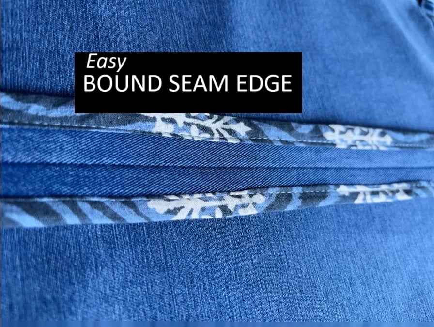 bound edge seam finish