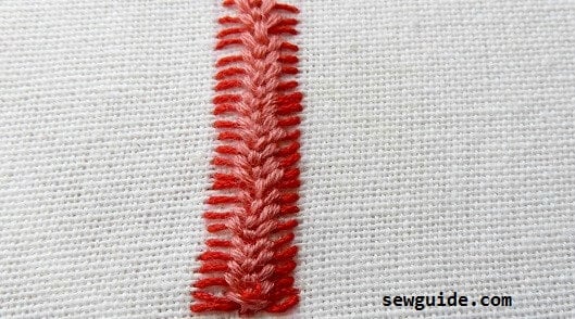 raised chain stitch