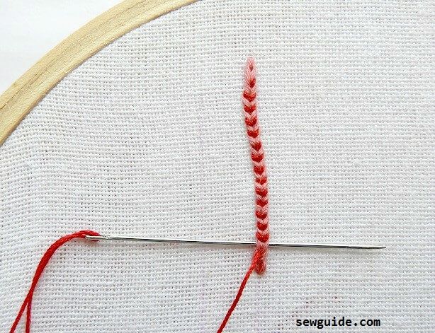 braided chain stitch