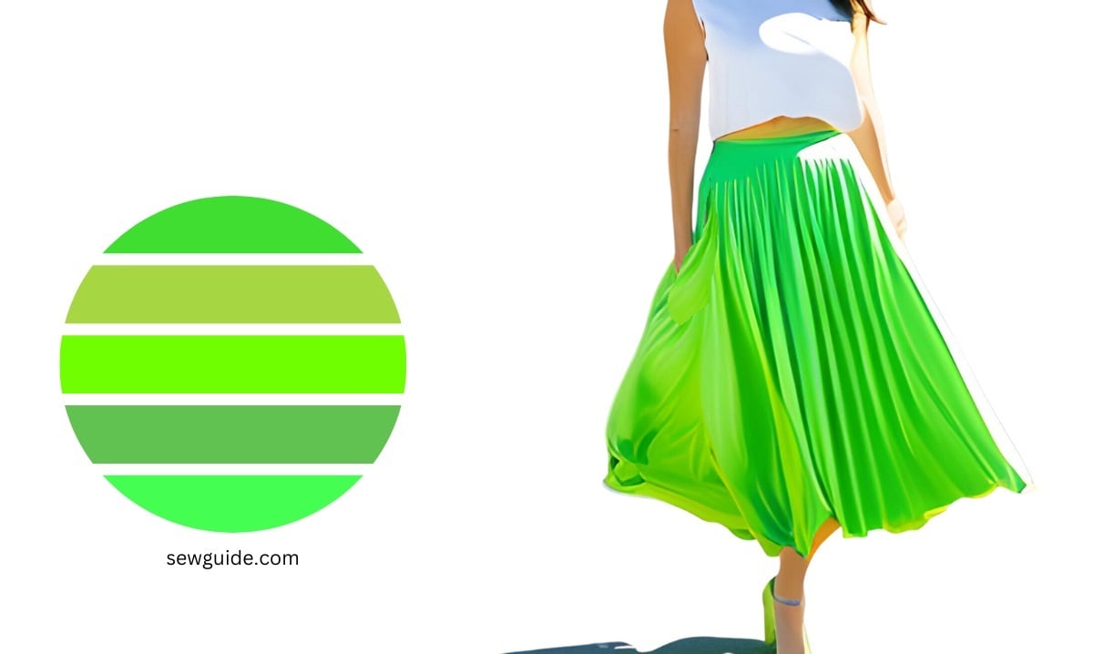 bright shades of green