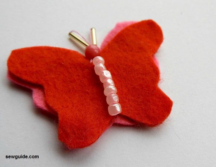 stitching beautiful butterflies o clothes