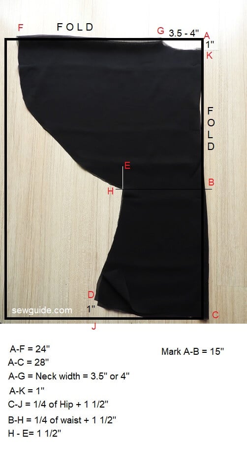 pattern for the butterfly sleeved top