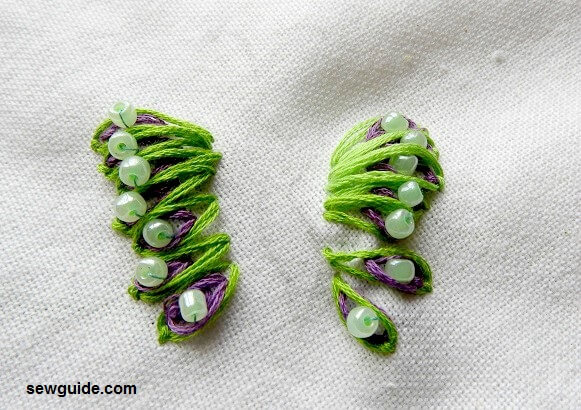 butterfly embroidering design