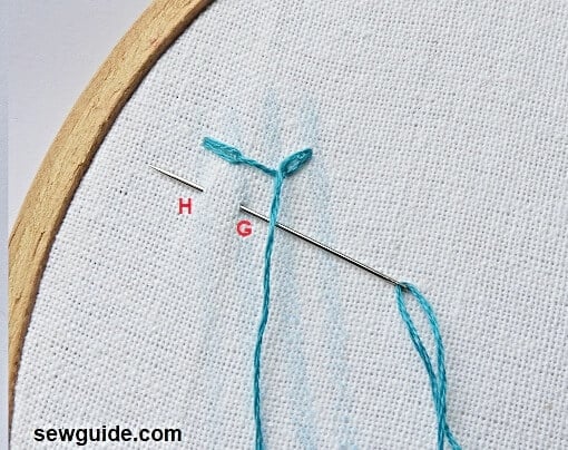 Make loop stitches