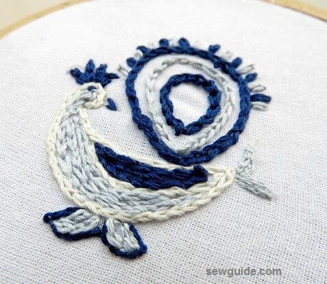 chain stitch embroidery