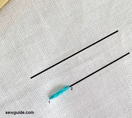 how to do chevron stitch