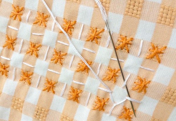 chicken scratch embroidery