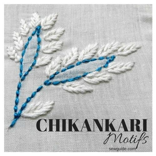 chikankari motif