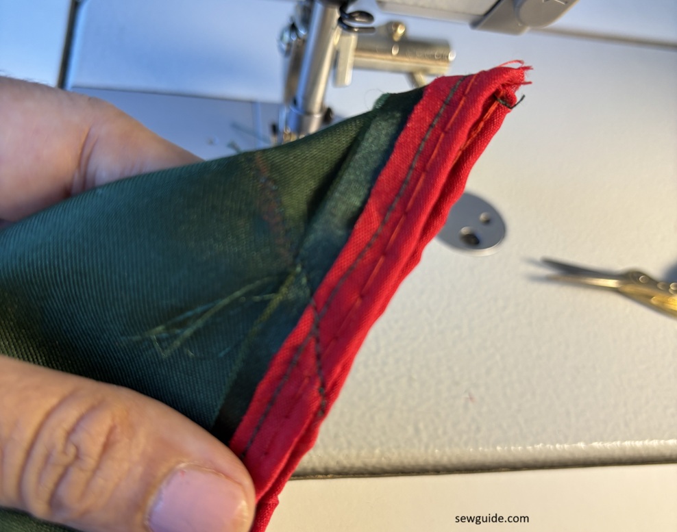 sew along the marking