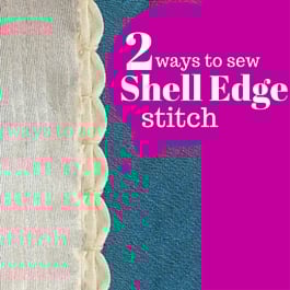 shell edge stitch