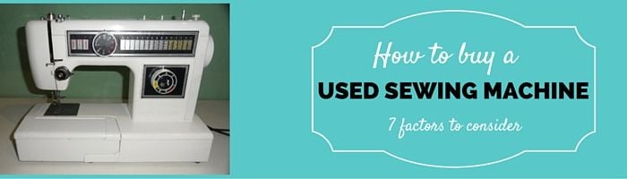 buy used sewing machine