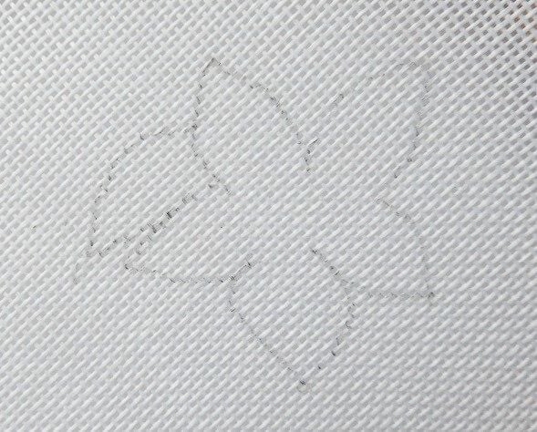 cross stitch flower design drawing