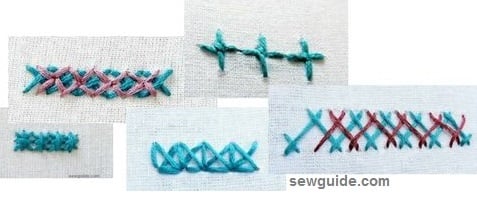 types of cross stitch