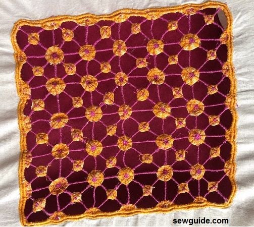 machine cutwork embroidery