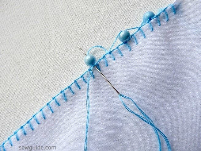 sew embroidery edge stitching