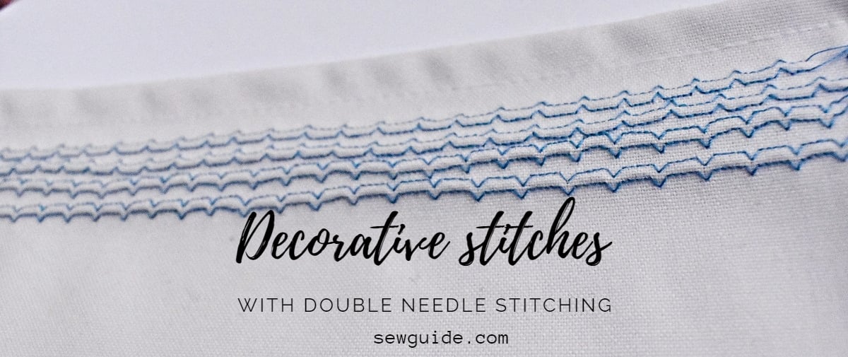 decorative stitching with twin needles