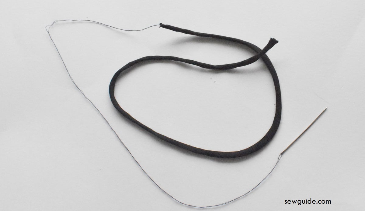 fabric tube for the strings