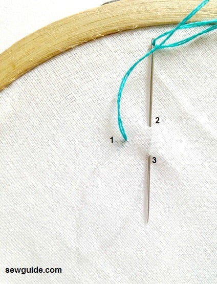 reverse herringbone stitch