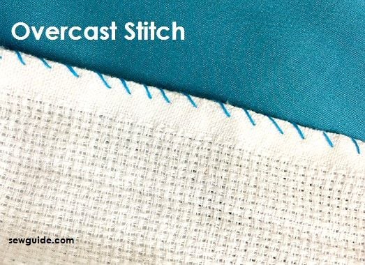 hand sewing  overcast stitches