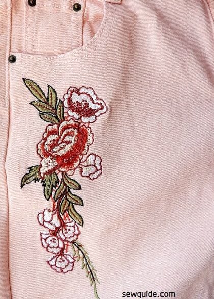 under the curved pocket