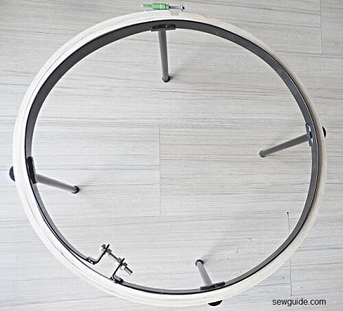 The frame needed for tambour work