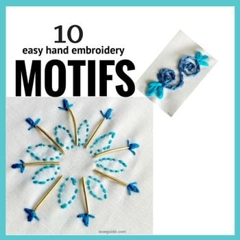 easy to make embroidery motifs