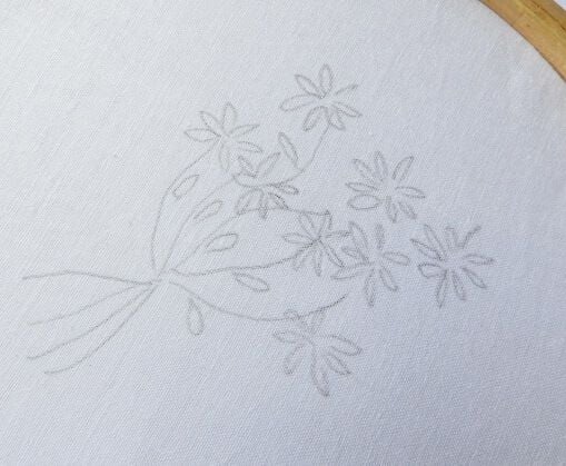 drawing a bunch of flowers as a bouquet