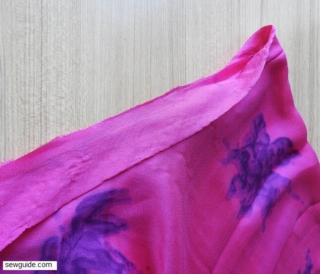 attach the waistband to the top edge