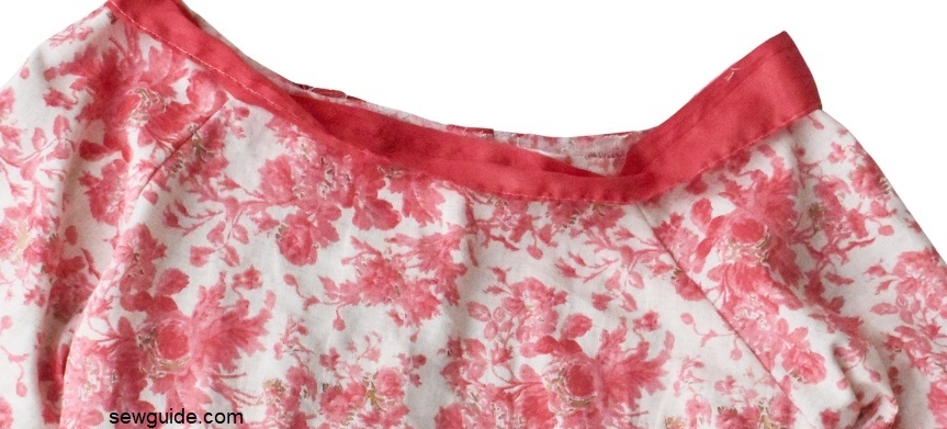 gathered neckline top