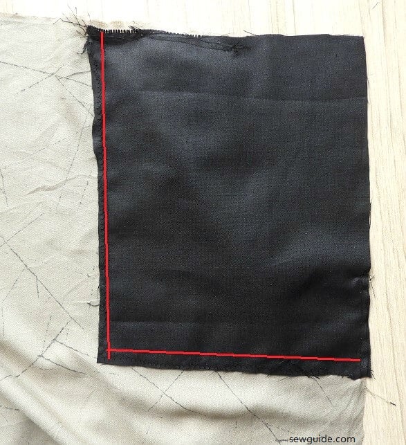 sew gathered skirt with pocket