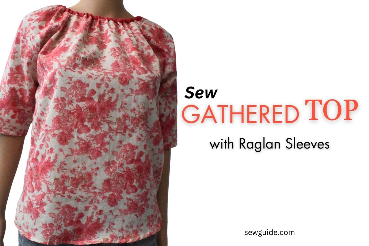 gathered neckline top