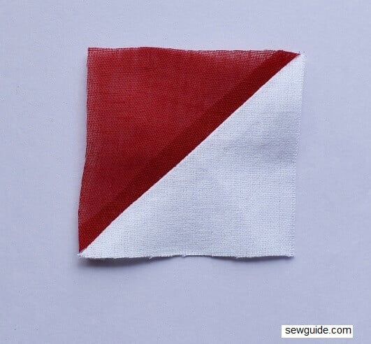 half square triangles for patchwork