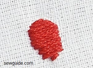 hand embroidery satin stitch satin stitch