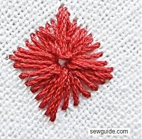 hand embroidery stitch 324 square eyelet hand embroidery stitch