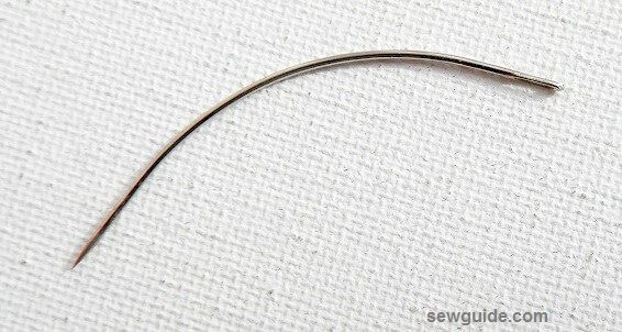 curved hand sewing needles