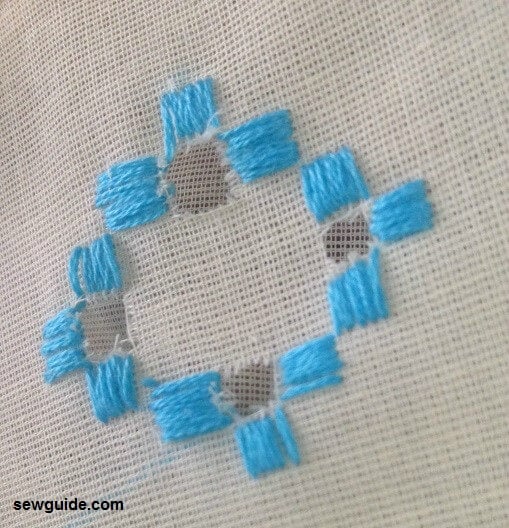 Hardanger embroidery