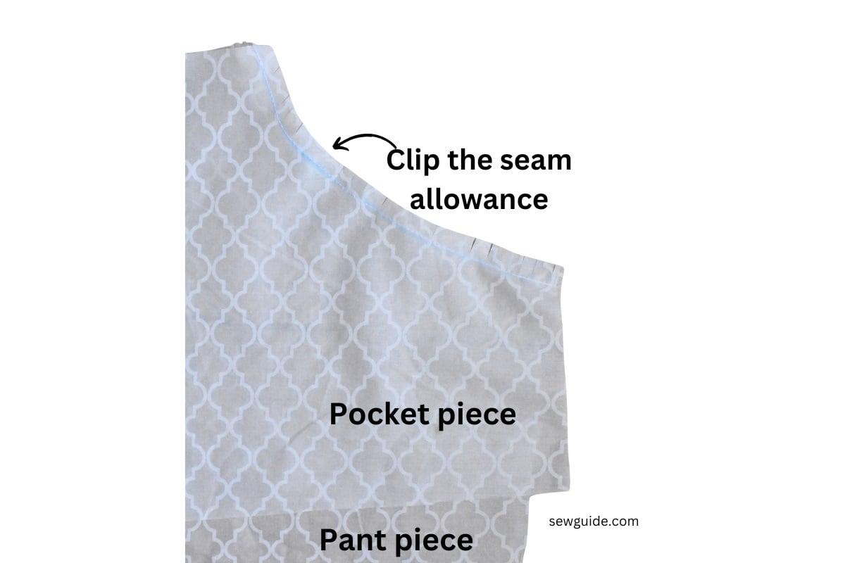 clip the seam allowance